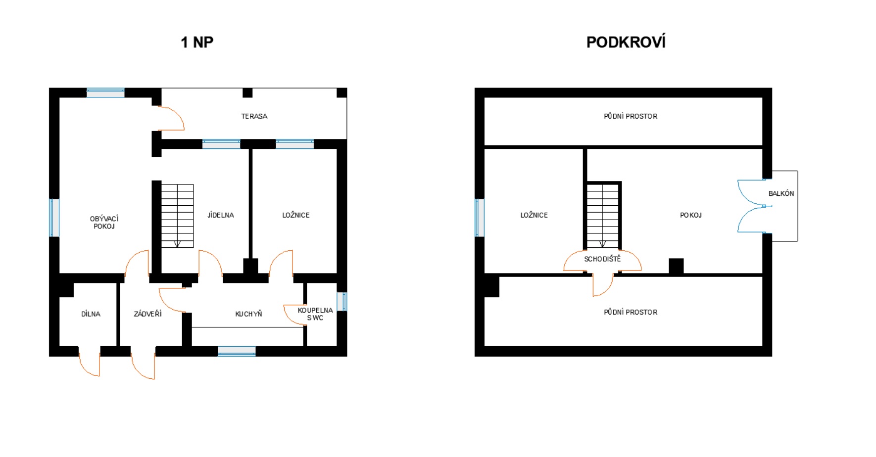 pudorys_1np_a_podkrovi