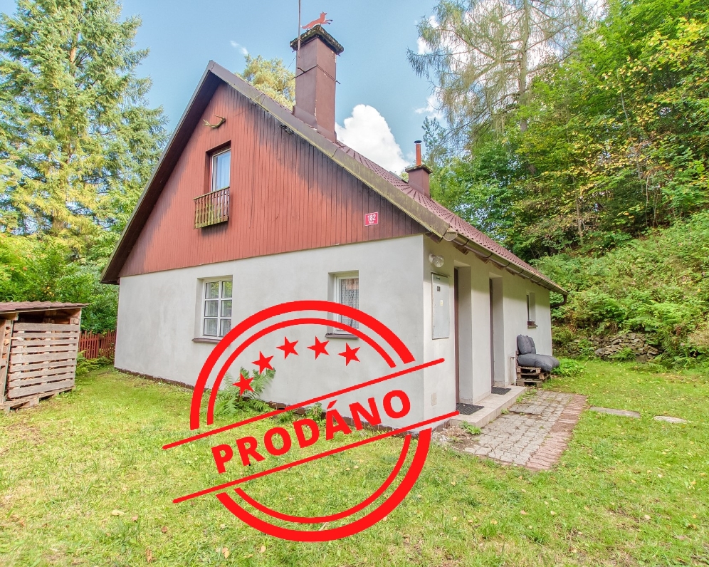 Prodej rodinného domu - chaty v horské oblasti obce Řeka